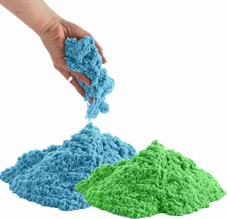 MAHAVALLIDA Kinetic Sand Kit Amazing Dough and Clay Active Magic Clay Sand  with Mould,Activity Toys Indoor Games for Kids Age 10 to 15 (1 KG Bucket) - Kinetic  Sand Kit Amazing Dough
