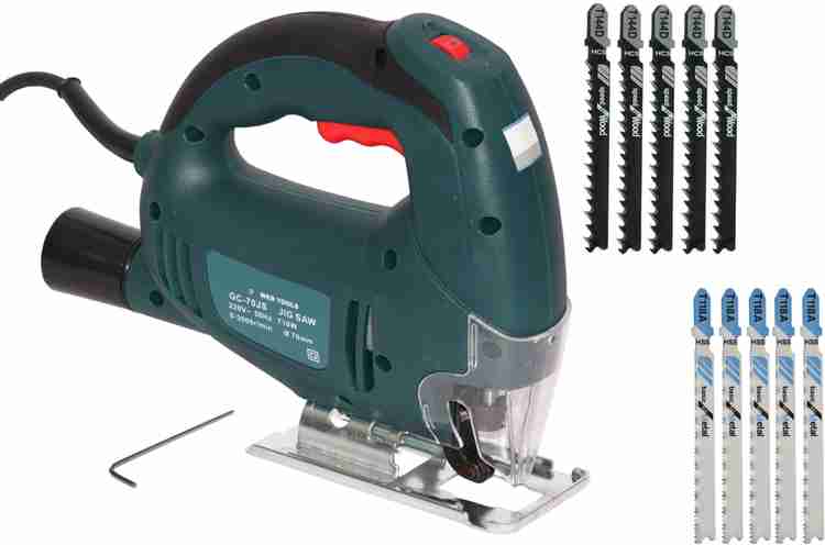 Digital Craft Jigsaw Small And Portable Home DIY Woodworking Home Hand Saw Pull Power Tools Woodworking Machinery With 10Pc Metal Wood Steel Cutter Blades Handheld Tile Cutter Price in India Buy Digit...