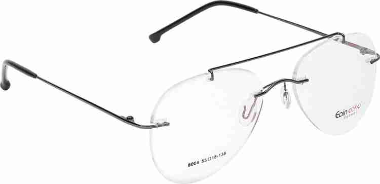 Aviator rimless hotsell