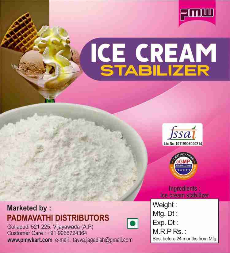 PMW Ice Cream Stabilizer Powder - 500 Grams Baking Powder Price in India -  Buy PMW Ice Cream Stabilizer Powder - 500 Grams Baking Powder online at