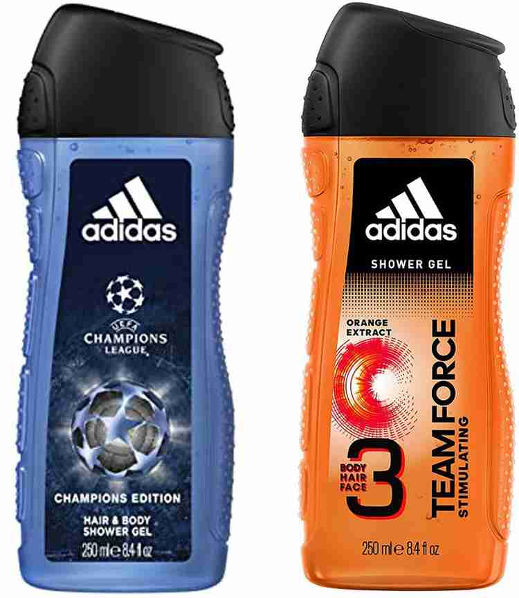 Adidas shower cheap gel champions league