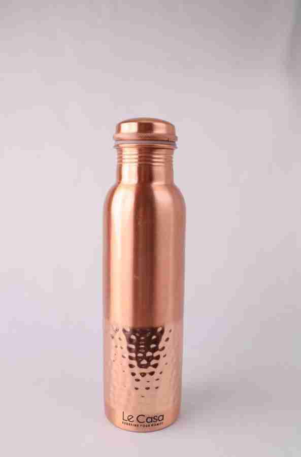 Le Casa Pure Hammered Copper Bottle 1000ml 1000 ml Bottle - Buy Le Casa  Pure Hammered Copper Bottle 1000ml 1000 ml Bottle Online at Best Prices in  India - Sports & Fitness