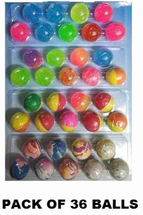 AKANSHA Bouncing balls Jumping balls Multicolor Set of 36 Crazy
