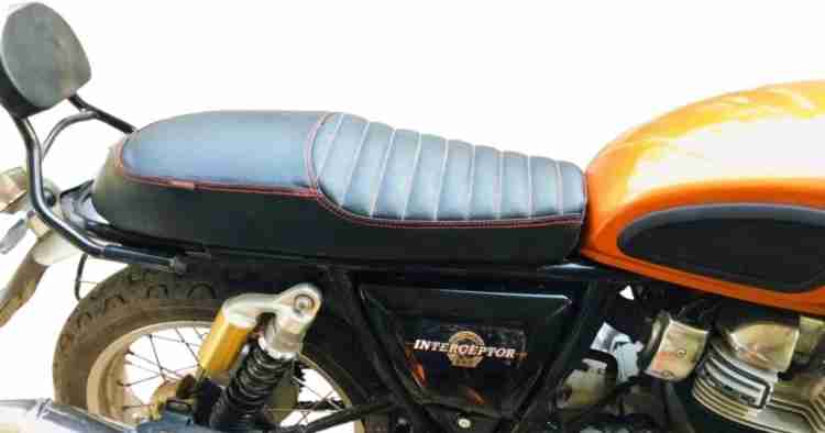 Sahara Seats Royal Enfield Continental GT 650 Design Seat Cover Black with Red Stitching Single Bike Seat Cover For Royal Enfield Continental GT Price in India Buy Sahara Seats Royal Enfield