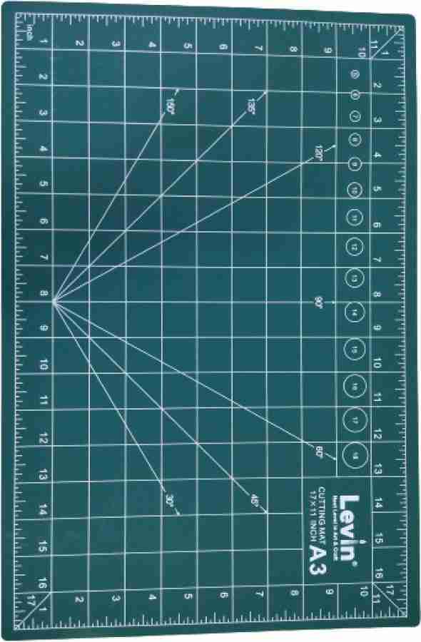 Levin A3 size cutting mat Professional Self-Healing Layered Double Sided  Durable Non-Slip PVC Cutting Mat green Cutting Mat Price in India - Buy Levin  A3 size cutting mat Professional Self-Healing Layered Double