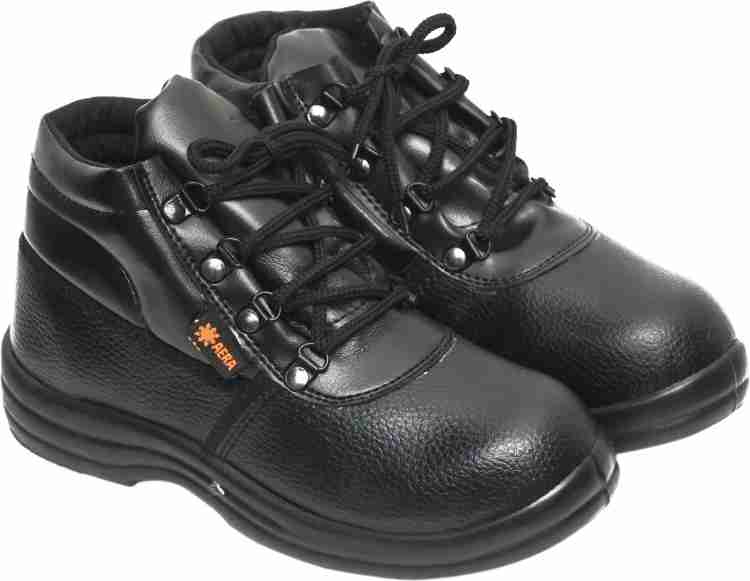 Ayoka Steel Toe Synthetic Leather Safety Shoe Price in India - Buy 
