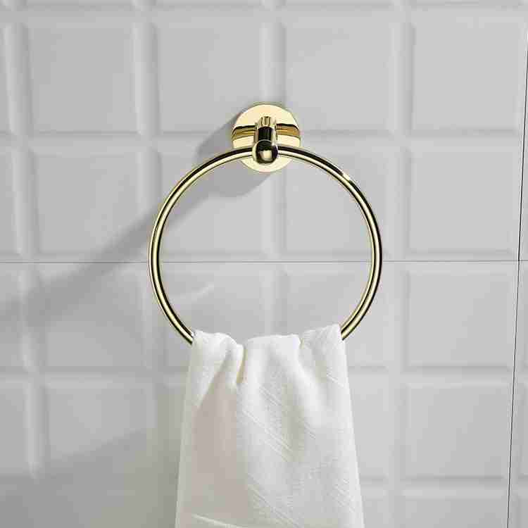 24x7eMall Gold Towel Ring Golden Round Towel Hanger for Kitchen and Bathroom Stainless Steel. Gold Towel Holder Price in India Buy 24x7eMall Gold Towel Ring Golden Round Towel Hanger for Kitchen