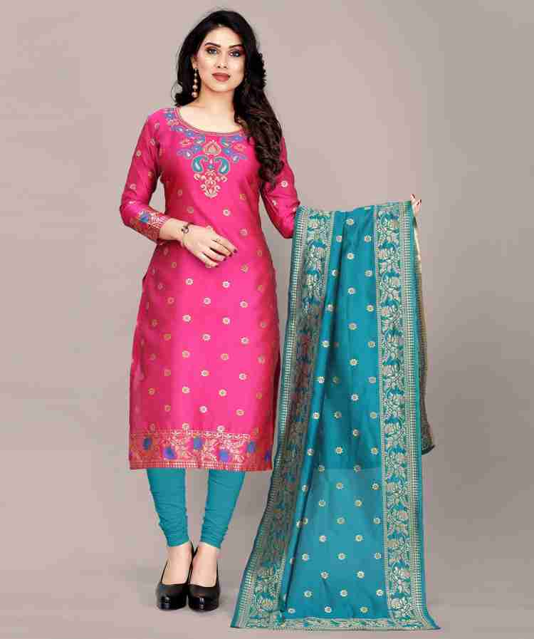 FASHION YOU Jacquard Self Design Kurta Churidar Material Price in India Buy FASHION YOU Jacquard Self Design Kurta Churidar Material online at Flipkart