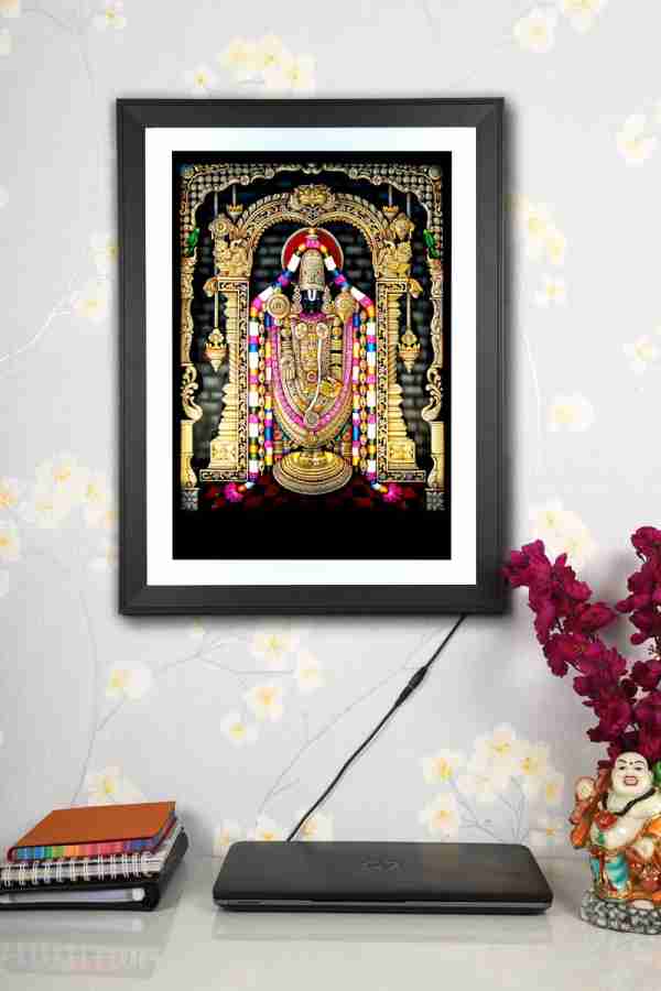 DWELLSINDIA Tirupati balaji LED Light Aluminium Frame Powder