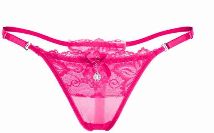 Gopalvilla Women Thong Pink Panty