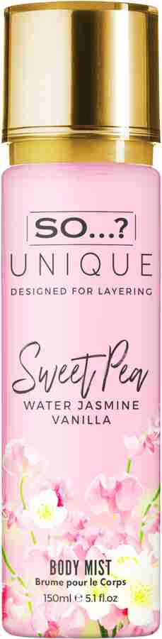 So unique sweet shop pea body mist
