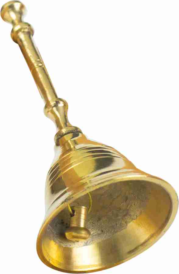 Spillbox Traditional Brass Bell/Ghanti for Pooja/Worship for temple home -  4inch Plain-(1) Brass Decorative Bell Price in India - Buy Spillbox  Traditional Brass Bell/Ghanti for Pooja/Worship for temple home - 4inch  Plain-(1)