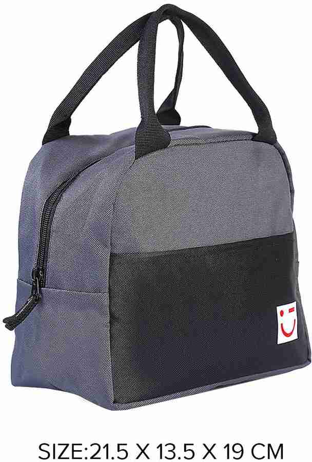 Flipkart MINISO Solid Color Lunch Bag Grey Waterproof Lunch