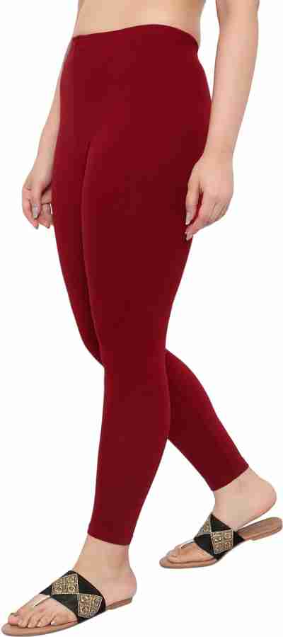 Buy NGT Rani Pink,Navy Blue,Maroon Ankle Length Legging for Women