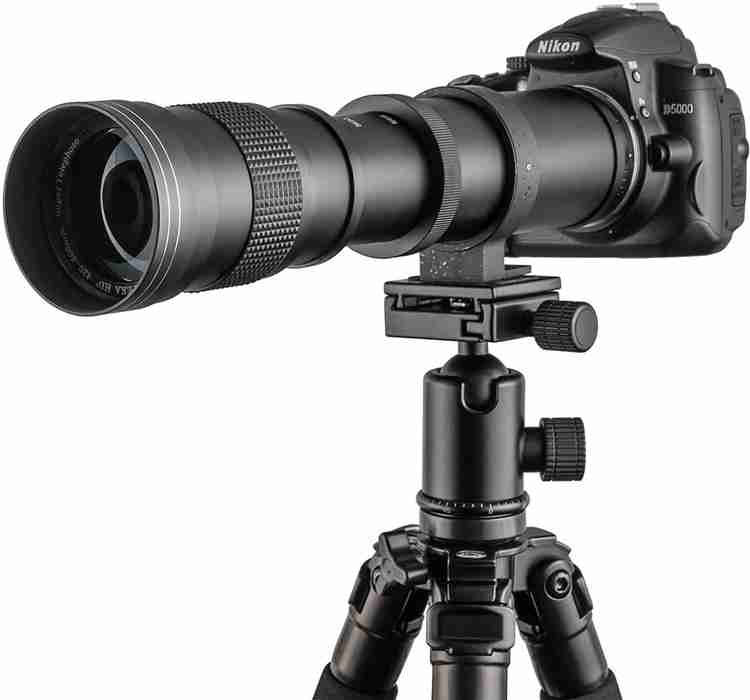 Opteka 420-1600mm f/8.3 HD Telephoto Zoom for Nikon D4s, D4, D3x, Df, D810,  D800, D750, D610, D600, D500, D7200, D7100, D7000, D5600, D5500, D5300,  D5200, D3400, D3300, D3200 Digital SLR Cameras Telephoto