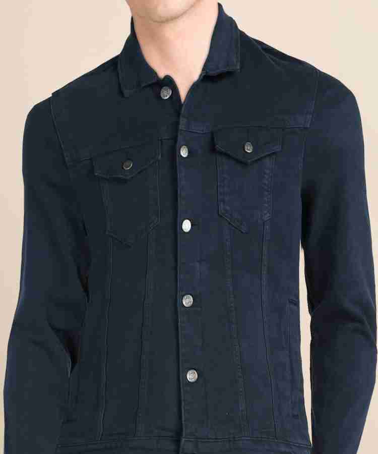 Louis philippe denim jacket online