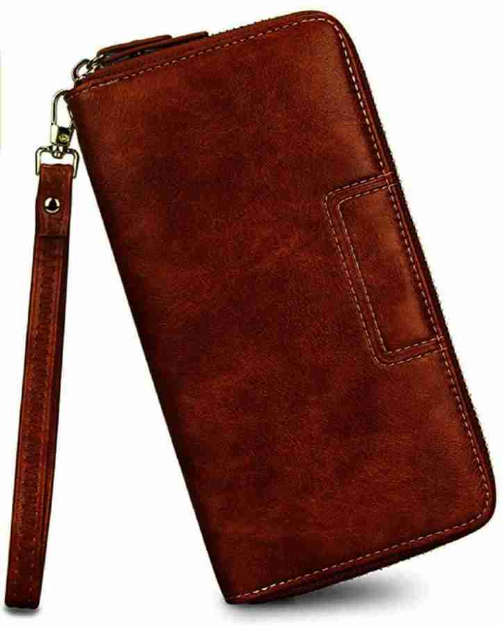 CONTACTS Women Casual Brown Genuine Leather Wallet Brown Price in India Flipkart