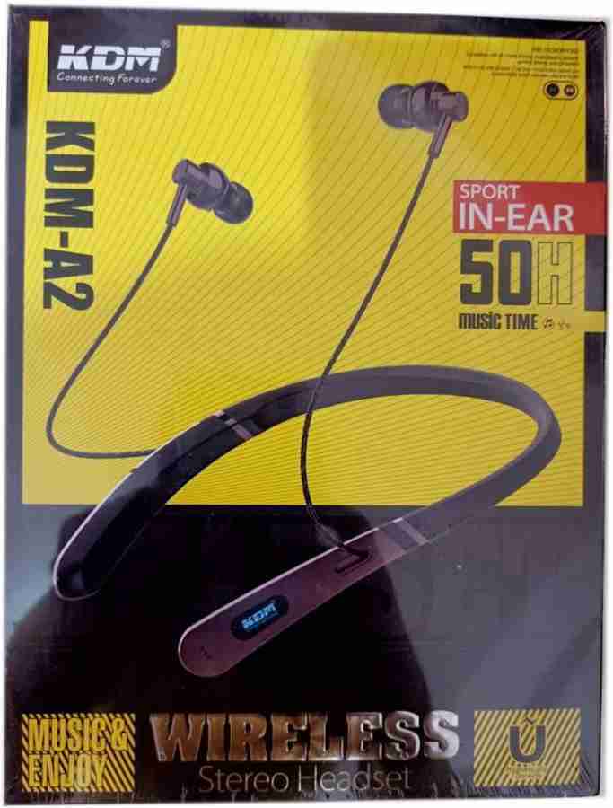 KDM A2 SPORT IN EAR 50 H Bluetooth Price in India Buy KDM A2 SPORT IN EAR 50 H Bluetooth Online KDM Flipkart