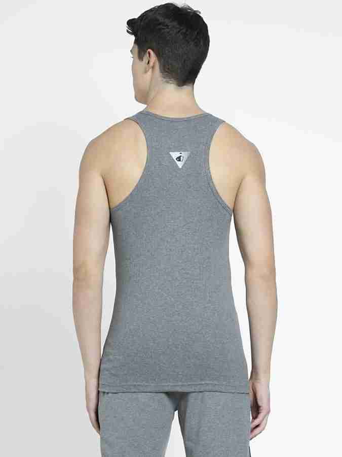 JOCKEY Men Vest - Buy Grey Melange JOCKEY Men Vest Online at Best Prices in  India