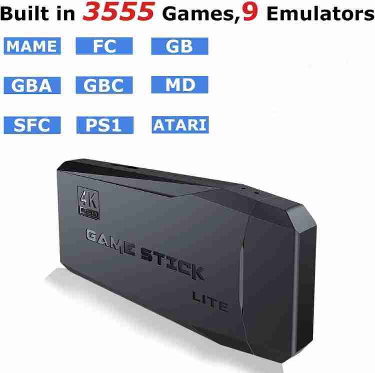 PTCMart Built-in 3000 Classic Games 8 Bit/16 Bit Mini Retro 