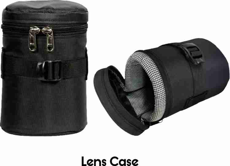 Four Eff Camera Lens Bag Camera Lens Pouch Belt Fitting Black 8 Inches Four Eff Flipkart