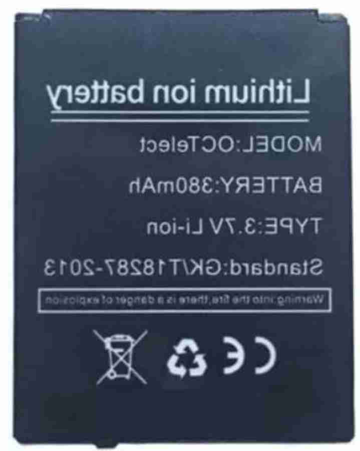 SYARA ZWD 543E Smart Watch 380mAh LQ S1 Rechargeable for Smart Watch DZ09 A1 GT08 V8 X6 Y1 watch battery Compatible with all Smart Watch Pack of 1 Battery SYARA Flipkart