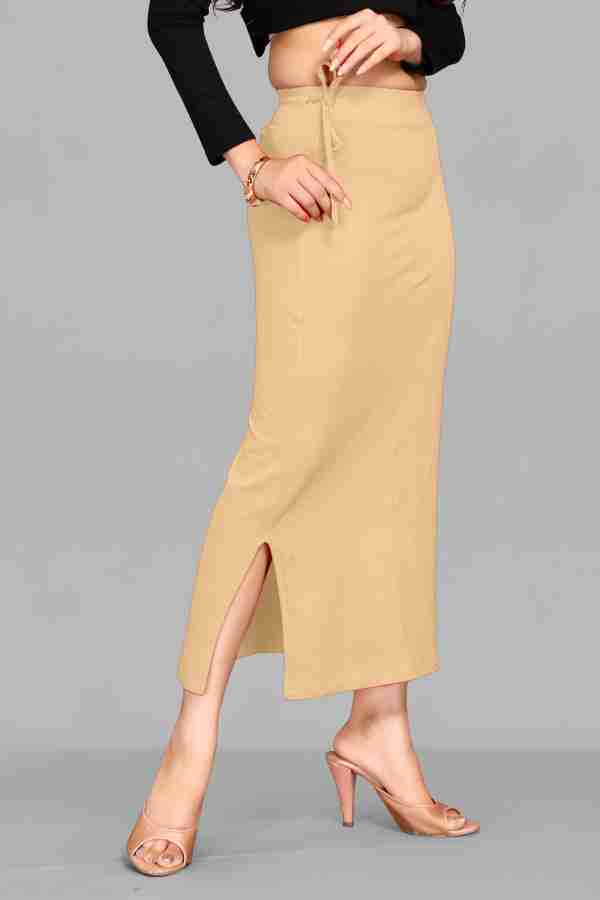 STITCHMALL Woman Saree Shapewear Petticoat Lycra Blend Petticoat