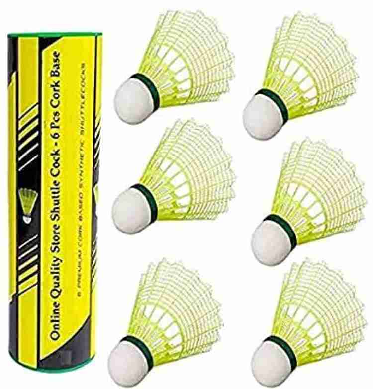 Greensen 6Pcs/Set Professional Nylon Badminton Ball Shuttlecock Outdoor  Sports Training Accessory, Badminton Shuttlecock, Shuttlecock