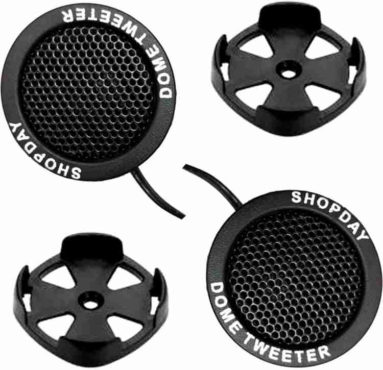 1 Pair 003 Car Tweeter Doom Stereo Tweeter 1.5-inch 240 Watts Max Dome  Tweeters with Mounting Kit Angle, Black, Surface Tweeter Car Speaker -  SmartBuy365