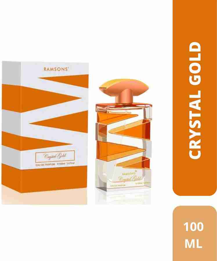 Crystal gold top perfume