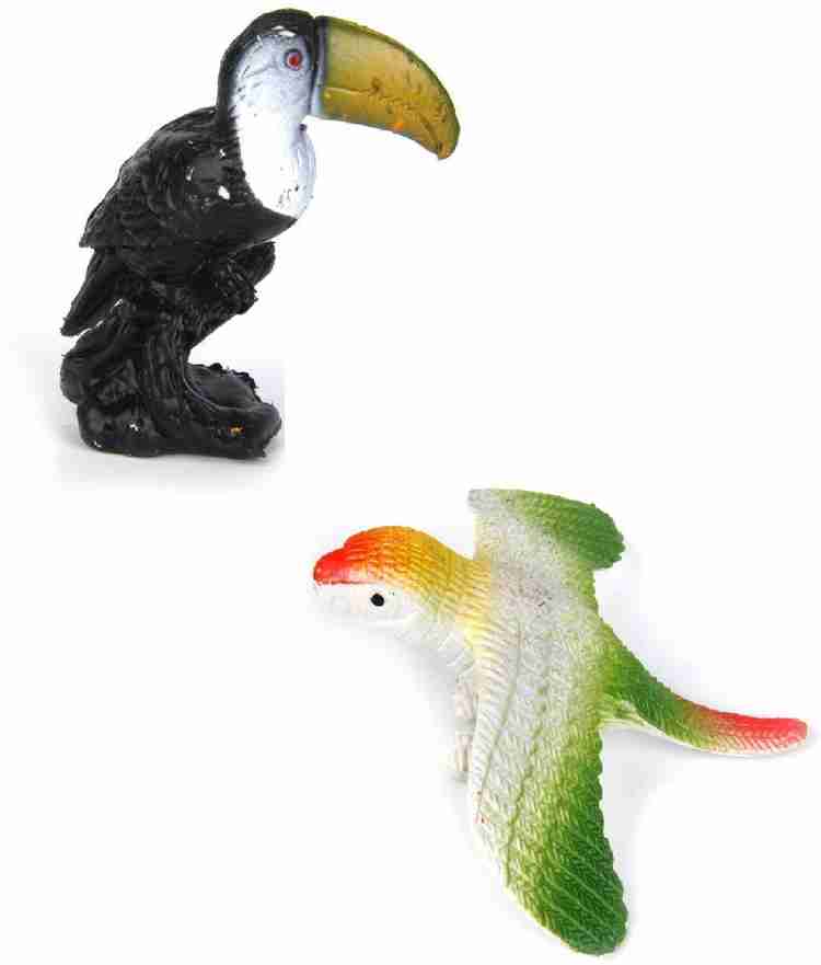 SVE Rubber Birds Toy Figure Play Set Multicolor Pack of 12