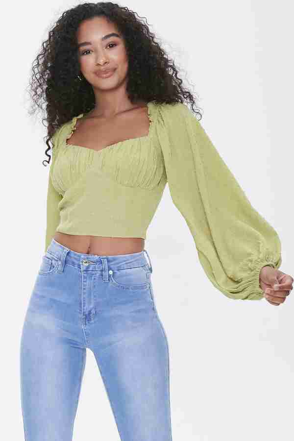 Forever 21 green top 2025