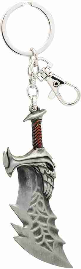 The Chaabi Shop Kratos Blades of Chaos Keychain God of War White
