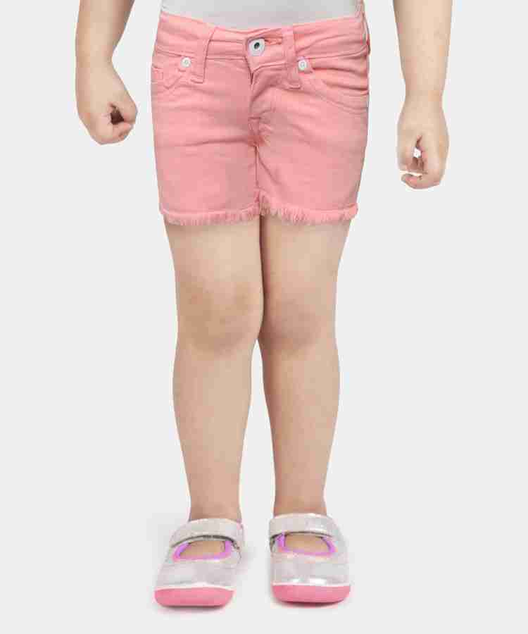 Pepe Jeans Short For Girls Casual Self Design Cotton Blend Price in India Buy Pepe Jeans Short For Girls Casual Self Design Cotton Blend online at Flipkart
