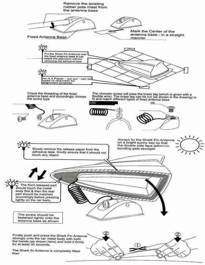 Vw passat deals antenna replacement