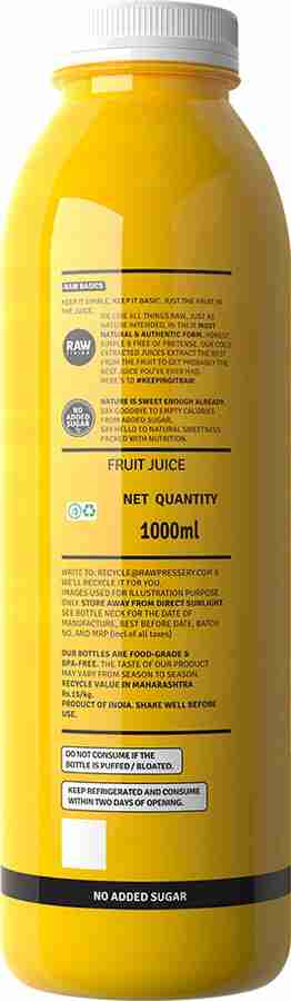 Raw orange juice cheap