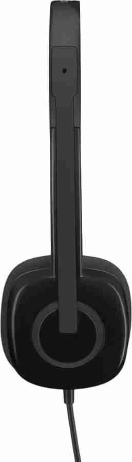 Logitech h151 best sale stereo headset black