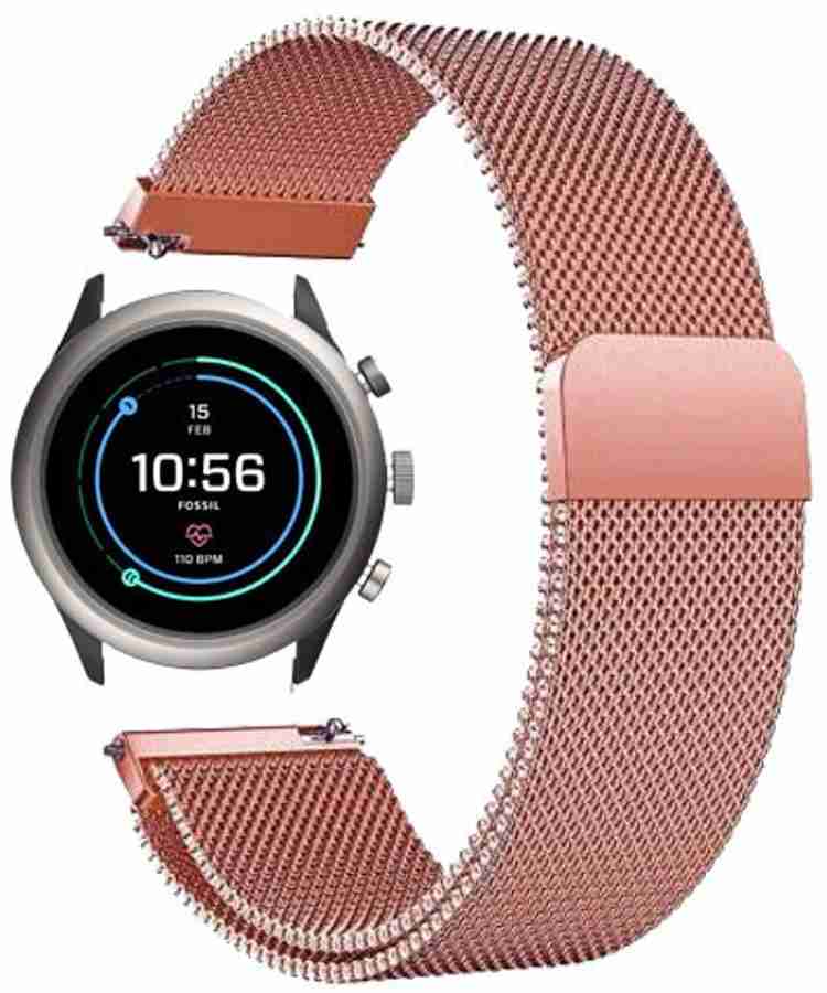 Appysun Fossil Sport Pink Strap Smart Watch Strap Price in India