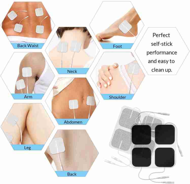 Physiotherapy Tens Machine Replacement Gel Electrode Pads Muscle