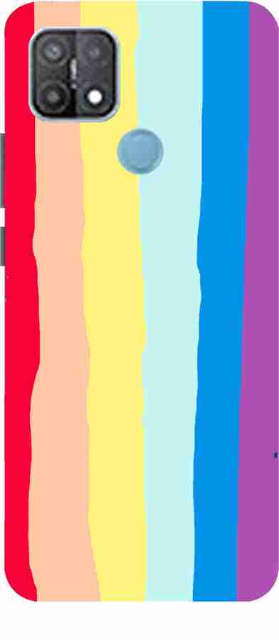 Craft World Back Cover for oppo a15 back case OPPO A15s RAINBOW