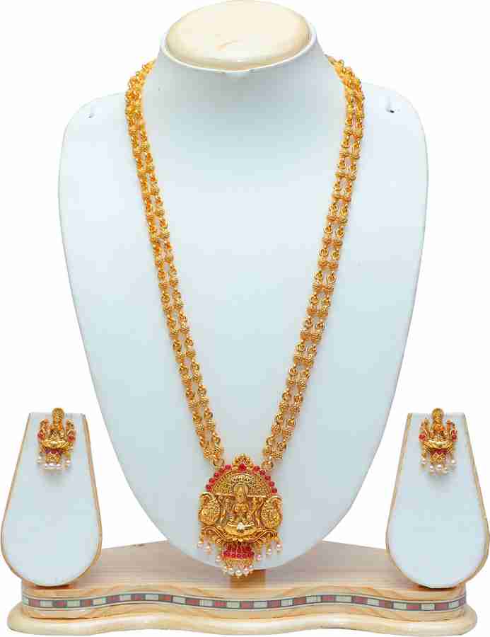 Swarajshop Alloy Gold plated Gold Jewellery Set Price in India Buy Swarajshop Alloy Gold plated Gold Jewellery Set Online at Best Prices in India Flipkart
