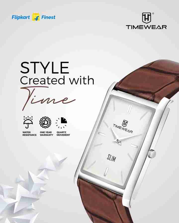 TIMEWEAR 292WDTG TIMEWEAR Slim Series Two Hands Brown Leather Strap Analog Watch For Men Buy TIMEWEAR 292WDTG TIMEWEAR Slim Series Two Hands Brown Leather Strap Analog Watch For Men