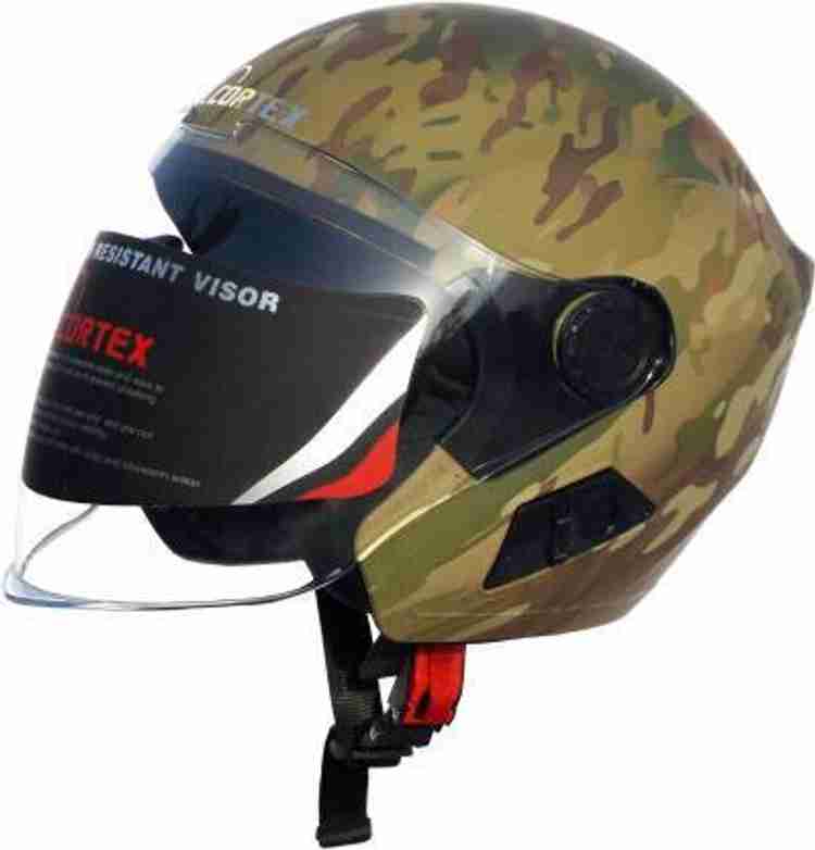 Long visor best sale helmet