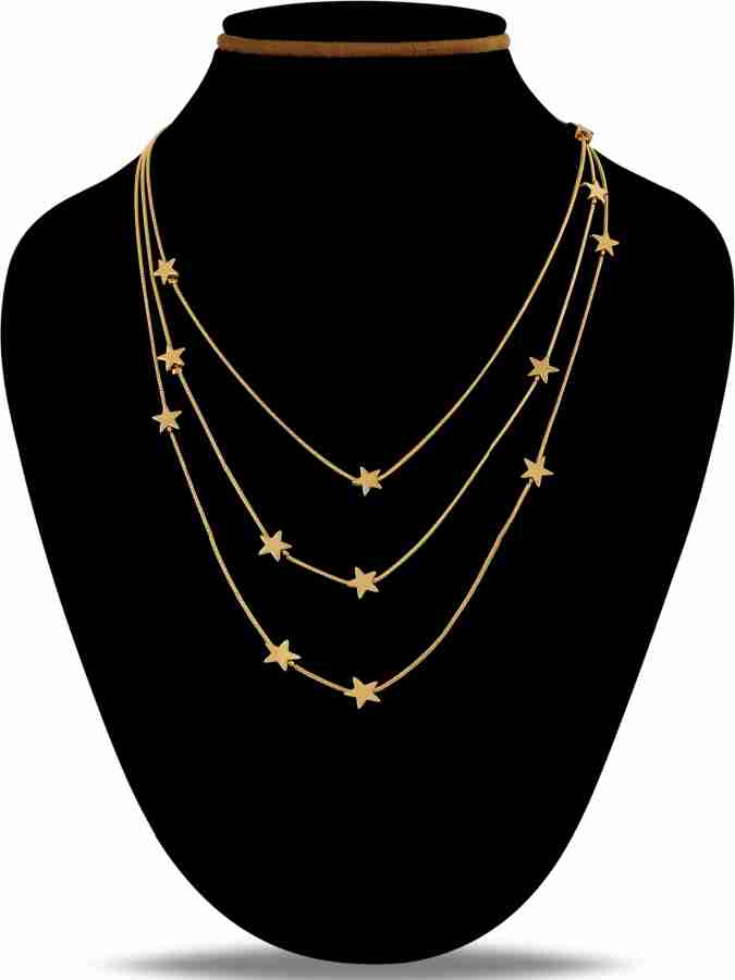 Multi Layer shops Chains Necklace