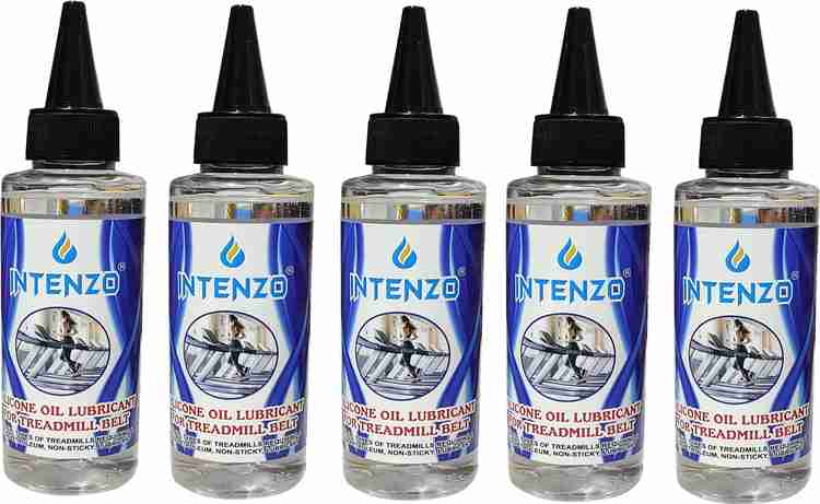 intenzo Silicone oil Lubricant for all type of treadmill belt and all gym Equipment s pack of 5 each in 125ml Manual Pump Price in India Buy intenzo Silicone oil Lubricant for