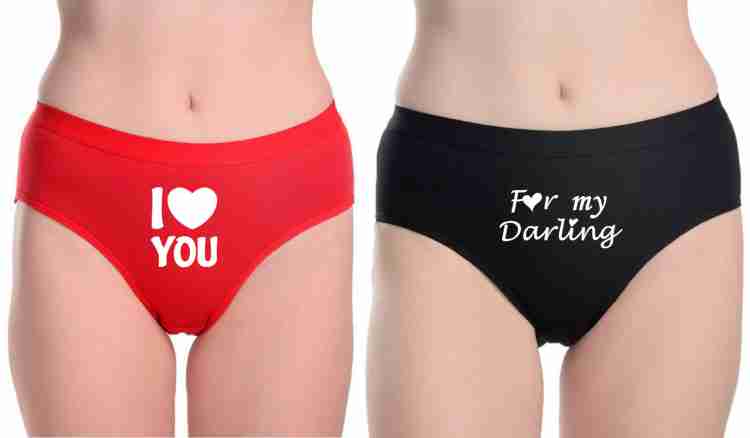 Cup's-In Women Hipster Red, Black Panty - Buy Cup's-In Women Hipster Red,  Black Panty Online at Best Prices in India