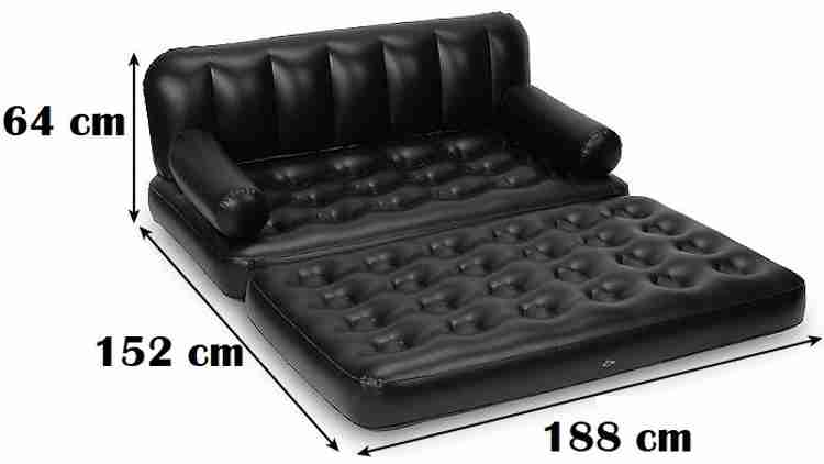 Style dream airsofa pvc 3 seater deals inflatable sofa