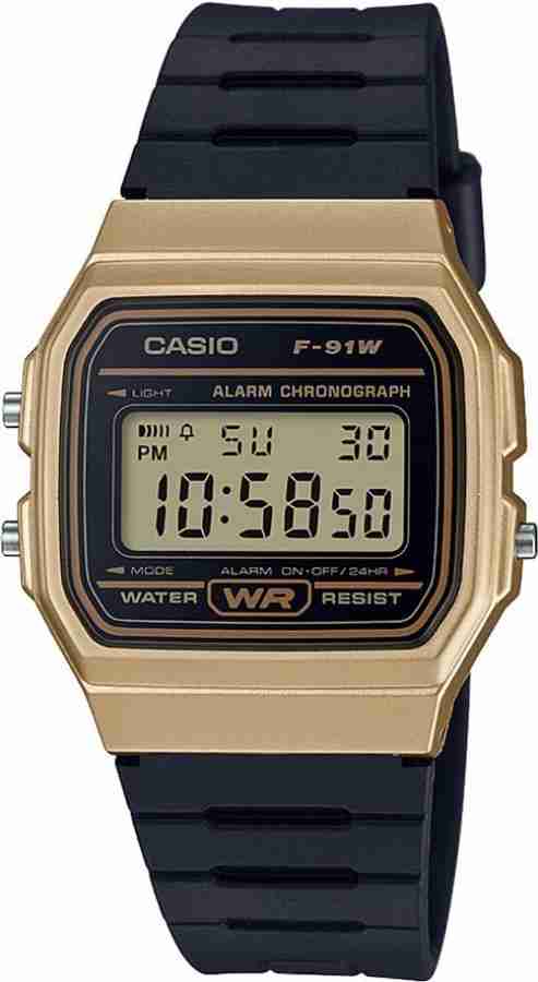 Gold sales black casio