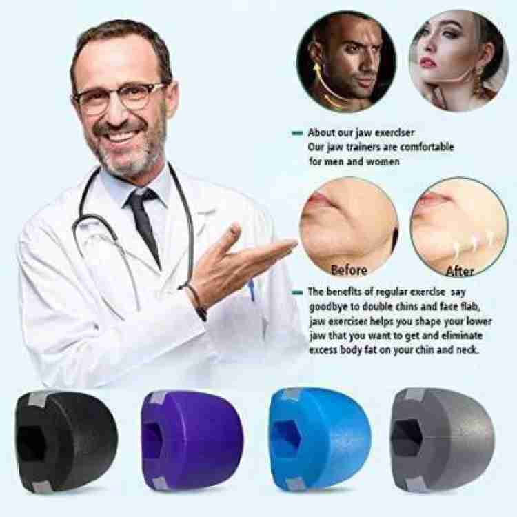 WAIT2SHOP Jawline Jaw exerciser [1 Piece] define your jawline, Slim & tone  your face, Look younger & healthier with Neck rope Massager - WAIT2SHOP 