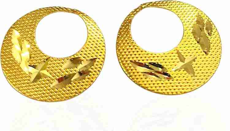 Flipkart Buy FebTech Gold Plated Earrings Bali for Men Boys